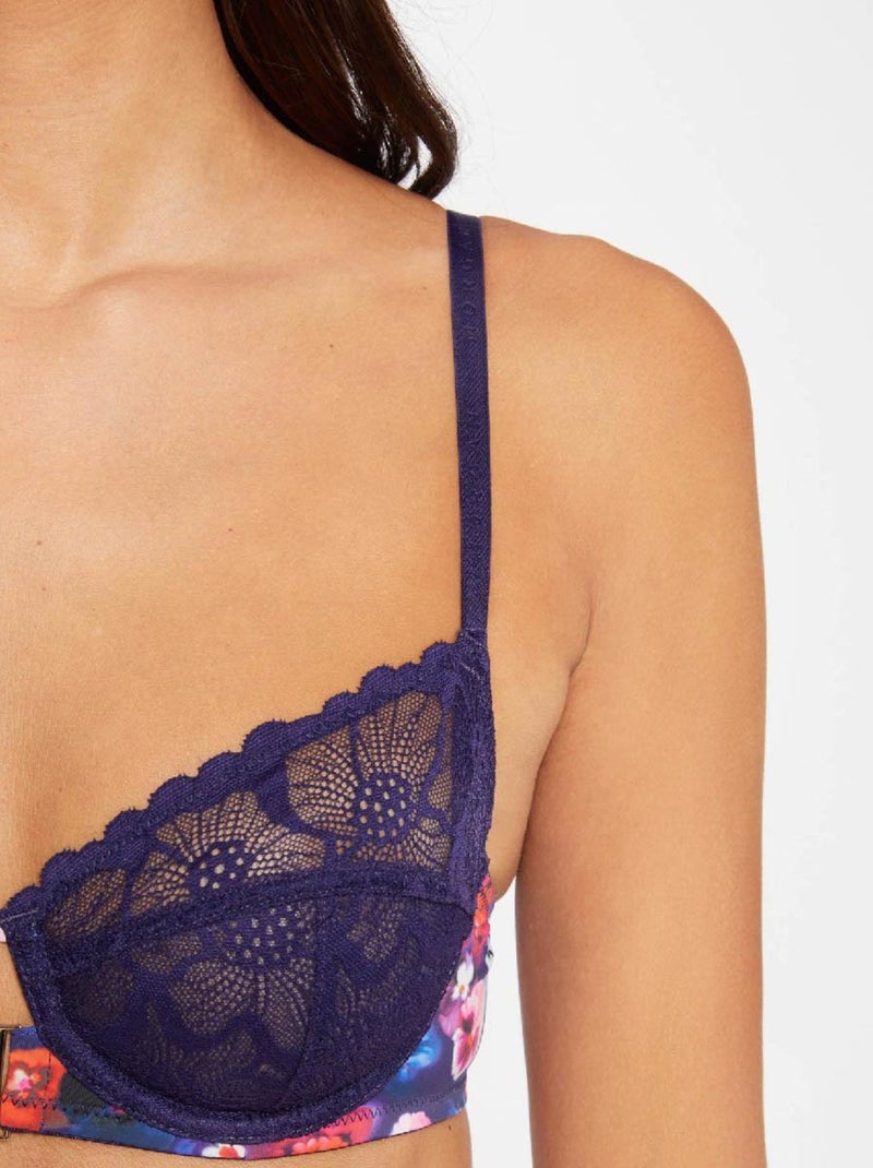 Soutien-gorge corbeille ALMA - Morgan Lingerie Bleu - Kiabi