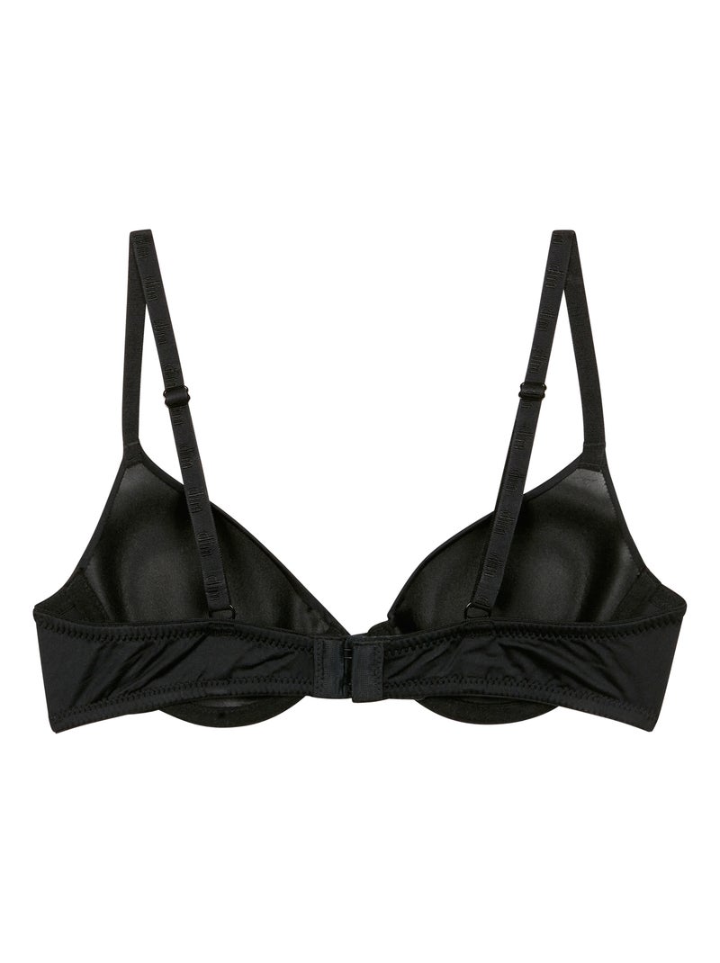 Soutien-gorge Corbeille Ampliforme Avec Armatures Invisible Noir - Kiabi