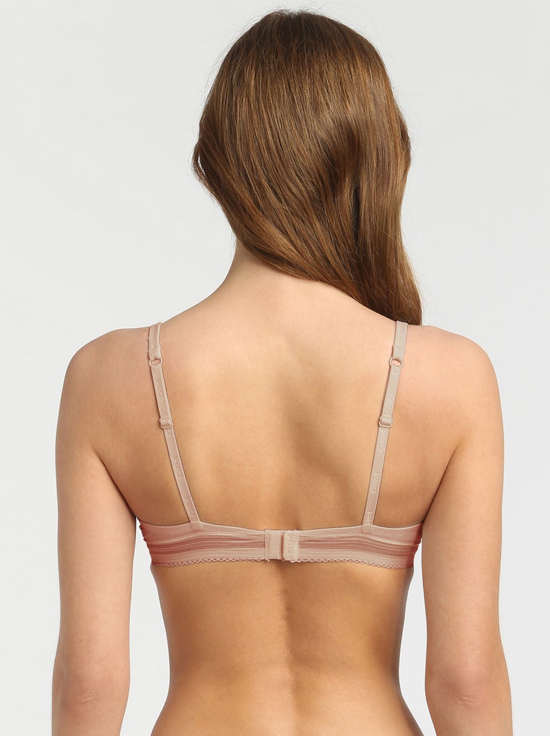 Soutien-gorge Corbeille Ampliforme Avec Armatures Invisifit Beige - Kiabi