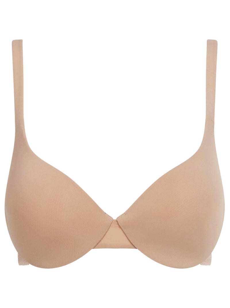 Soutien-gorge Corbeille Ampliforme Avec Armatures Invisifit Beige - Kiabi