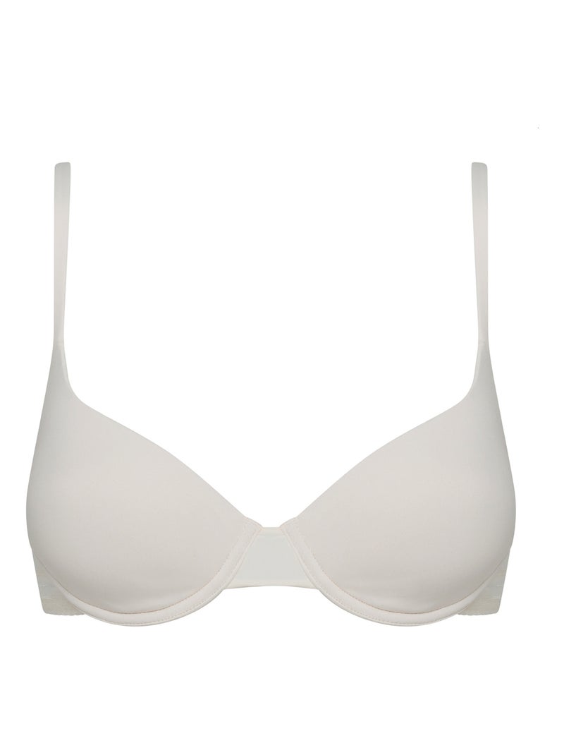 Soutien-gorge Corbeille Ampliforme Avec Armatures Invisifit Blanc - Kiabi