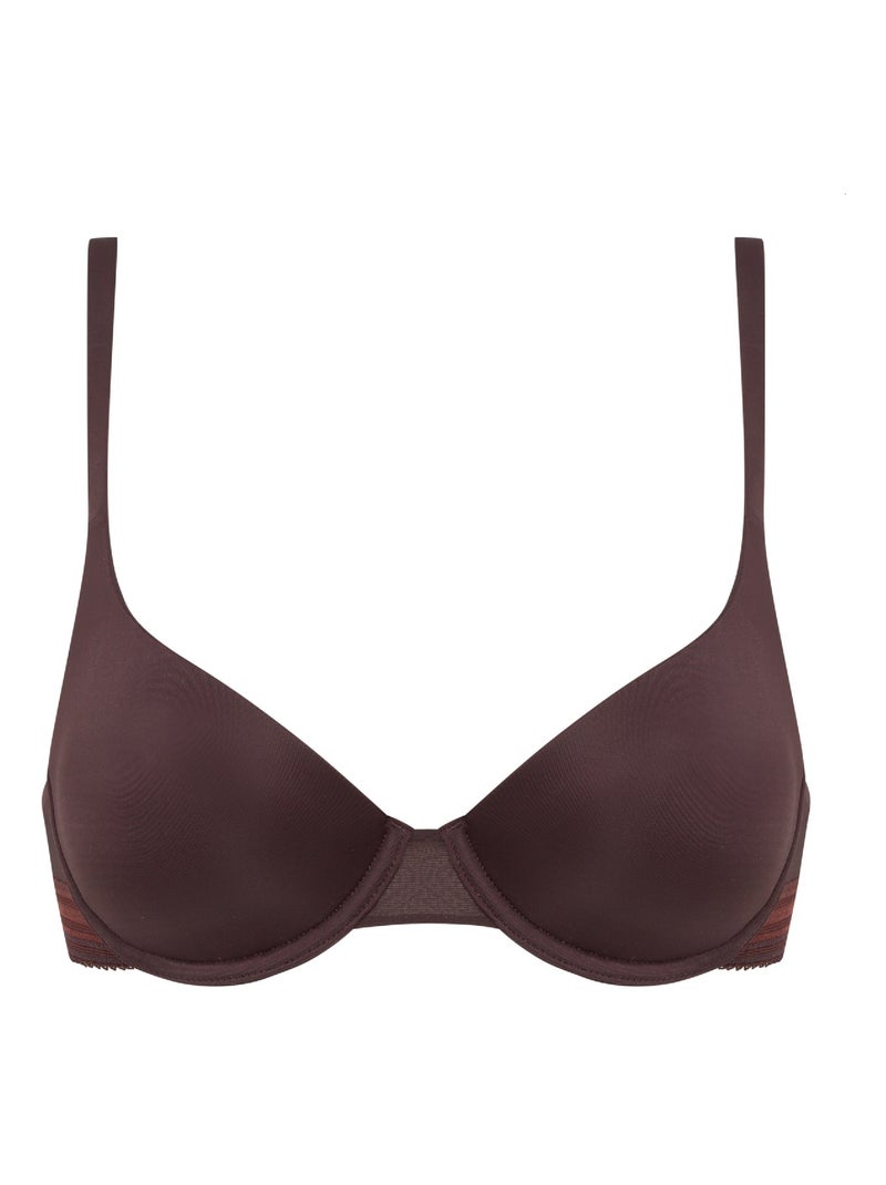 Soutien-gorge Corbeille Ampliforme Avec Armatures Invisifit Marron - Kiabi