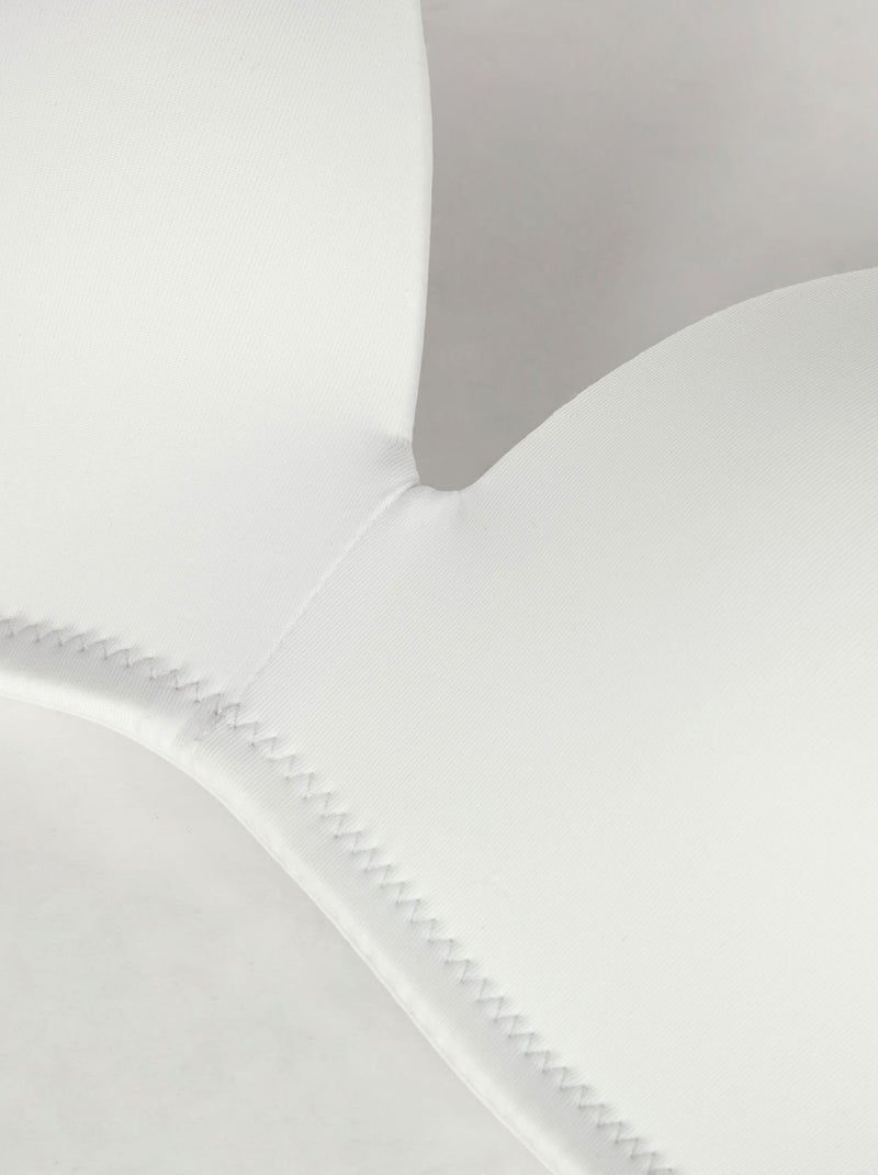 Soutien-gorge Corbeille Ampliforme Invisible Blanc - Kiabi