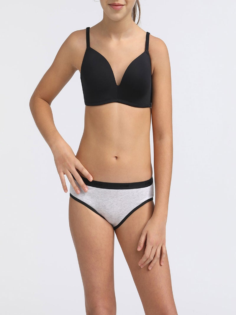 Soutien-gorge Corbeille Ampliforme Invisible Noir - Kiabi