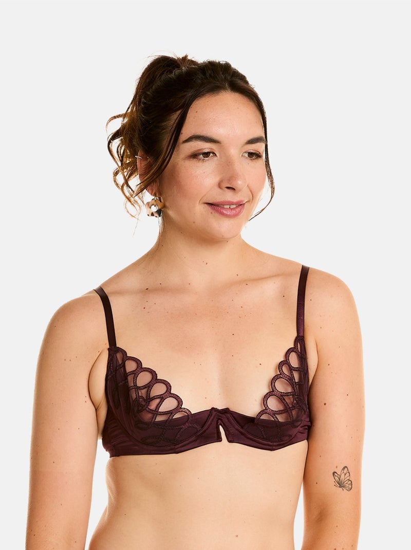 Soutien-gorge corbeille ANTHOLOGIE - Pomm'Poire Rouge - Kiabi