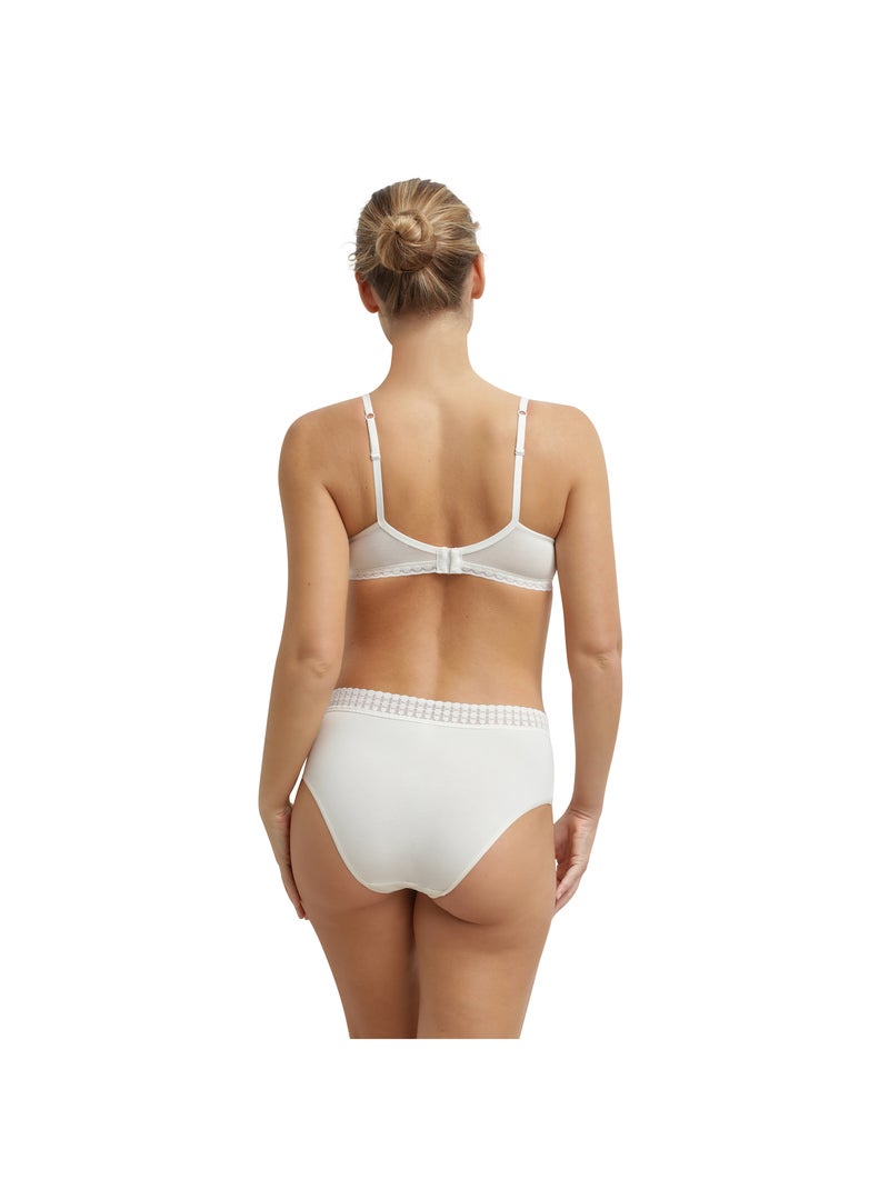 Soutien-gorge corbeille avec armatures Daily Coton Blanc cassé - Kiabi