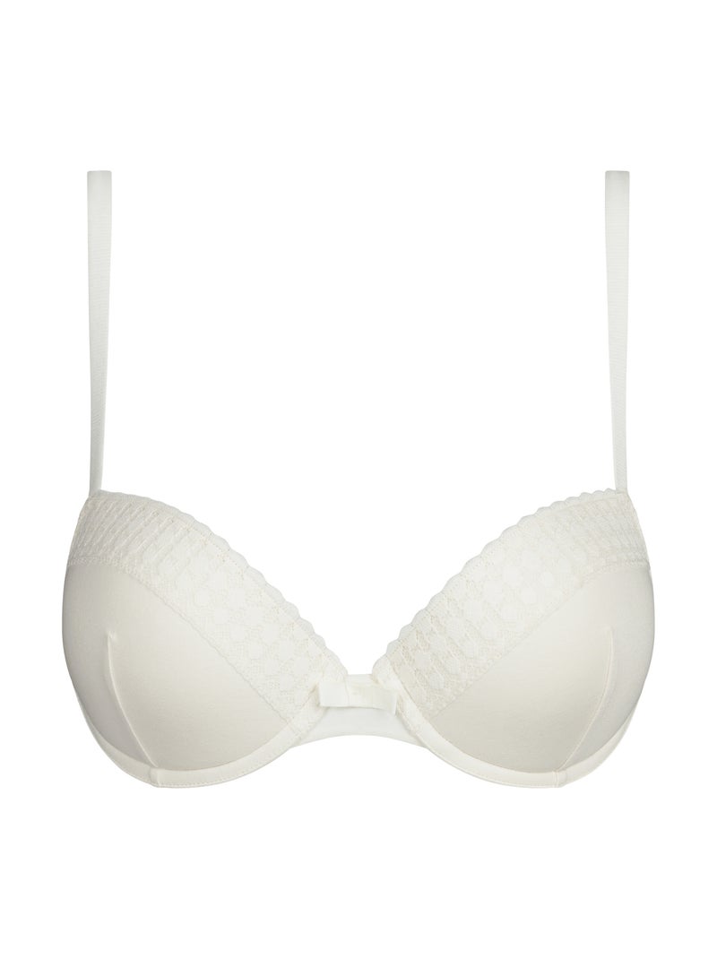 Soutien-gorge corbeille avec armatures Daily Coton Blanc cassé - Kiabi