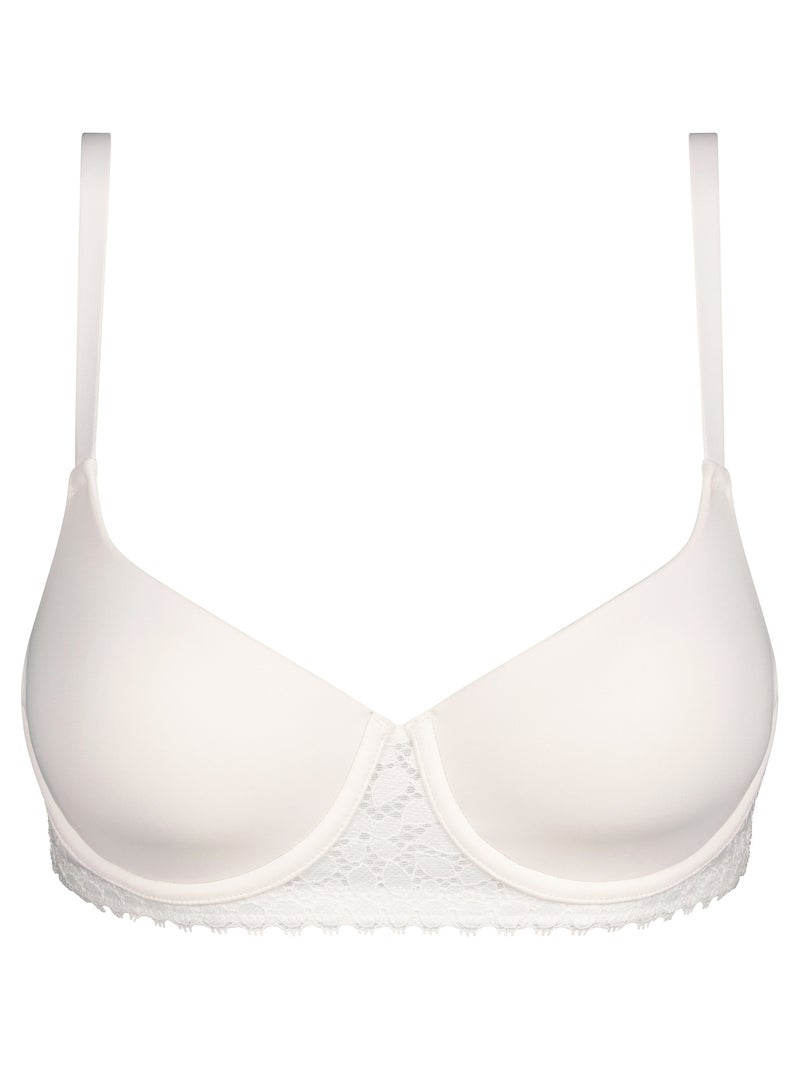 Soutien-gorge corbeille avec armatures Daily Dentelle Blanc - Kiabi