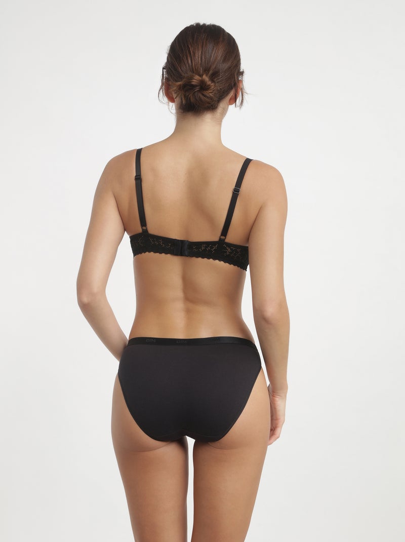 Soutien-gorge corbeille avec armatures Daily Dentelle Noir - Kiabi