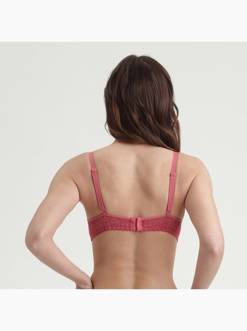 Soutien-gorge corbeille avec armatures Daily Dentelle Rose bonbon - Kiabi