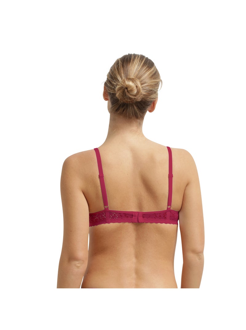 Soutien-gorge corbeille avec armatures Daily Dentelle Rose fushia - Kiabi