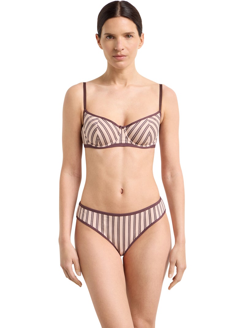 Soutien-gorge corbeille avec armatures Dim x Inès de la Fressange Bordeaux - Kiabi