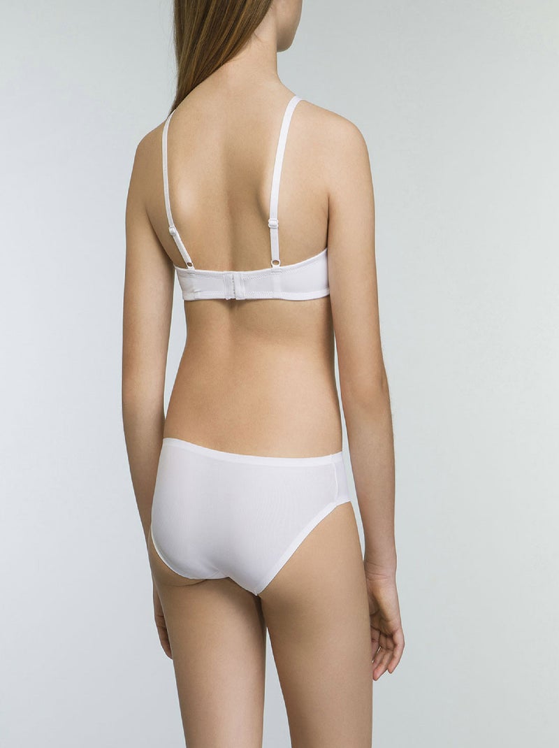 Soutien-gorge corbeille avec armatures Invisible Blanc - Kiabi
