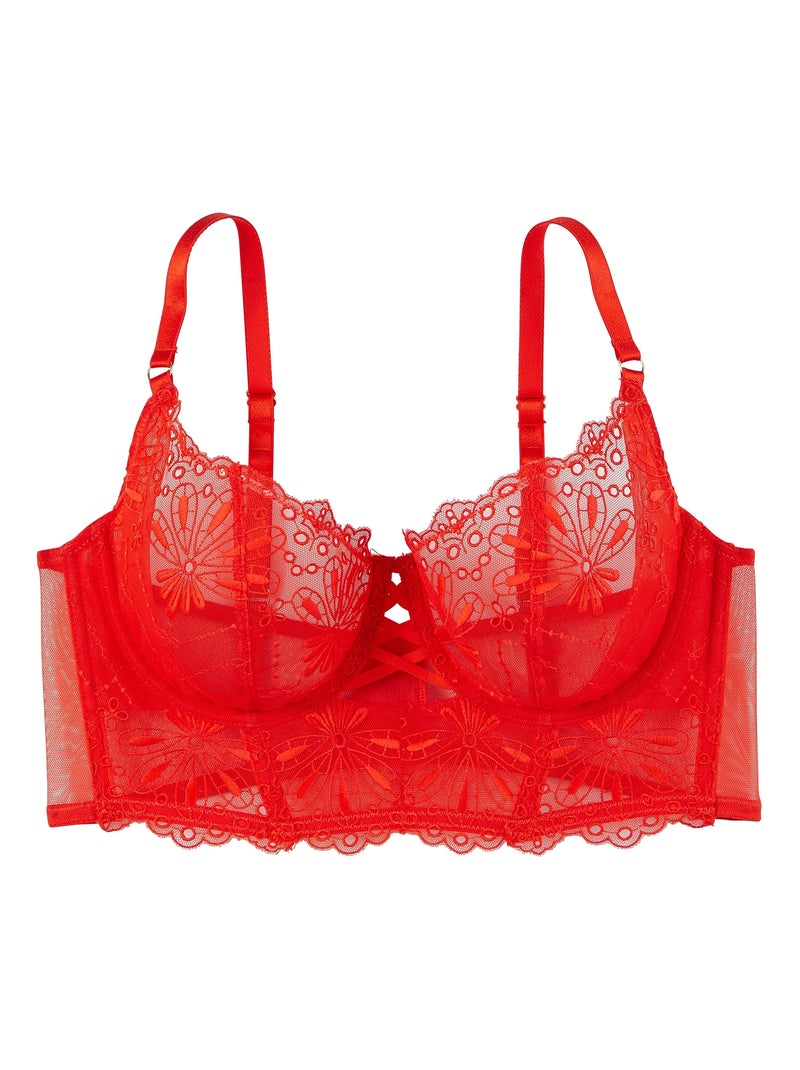 Soutien-gorge corbeille bustier Glam - RougeGorge Lingerie Orange - Kiabi