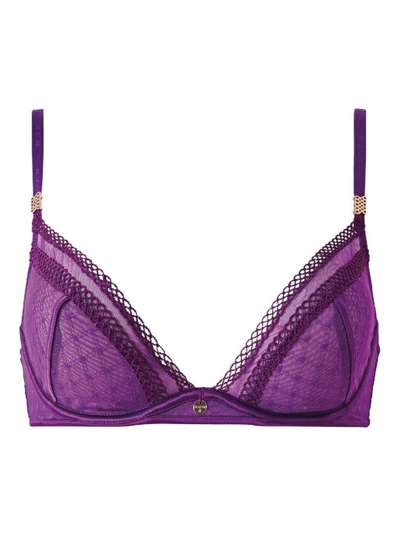Soutien-gorge corbeille CLEO - Morgan Lingerie Violet - Kiabi