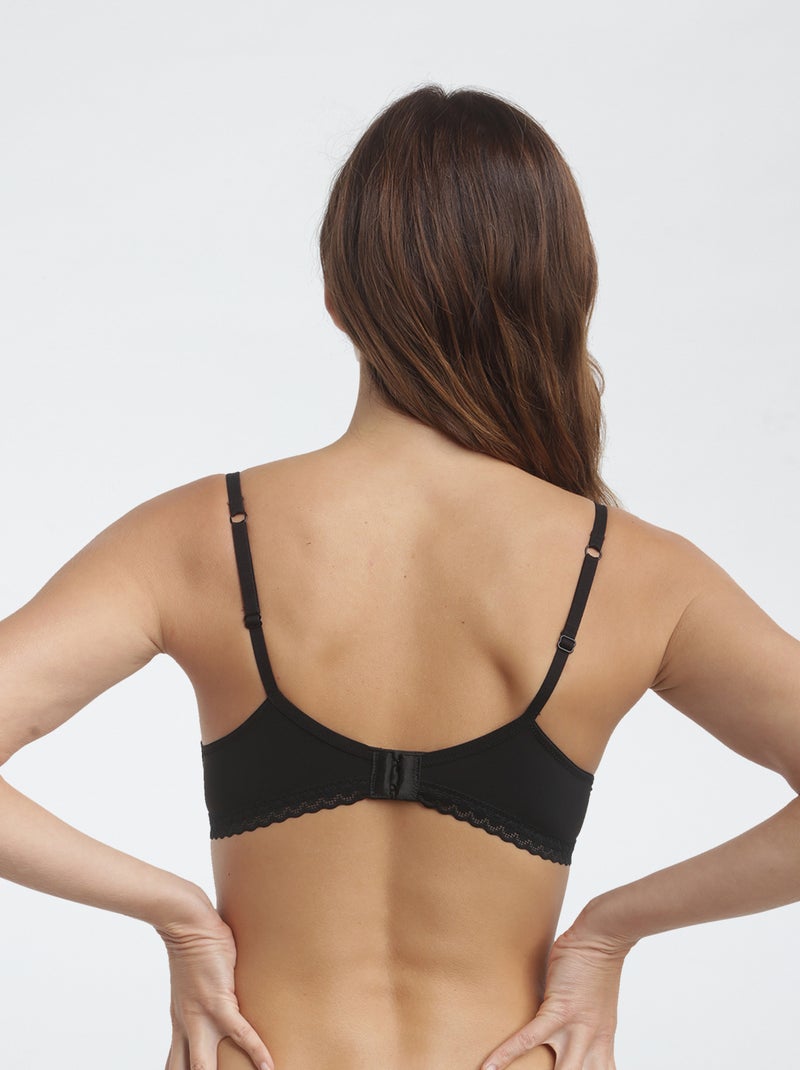 Soutien-gorge corbeille Daily Micro Noir - Kiabi