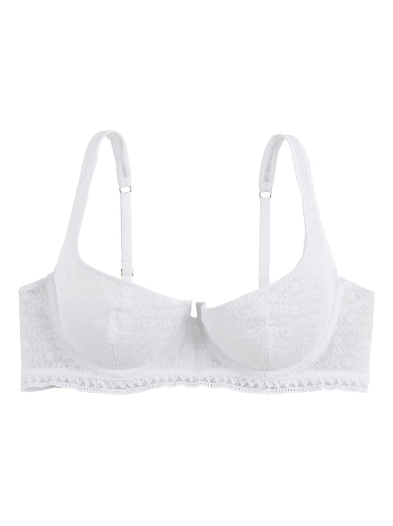 Soutien-gorge corbeille dentelle Ginger - RougeGorge Lingerie Blanc - Kiabi