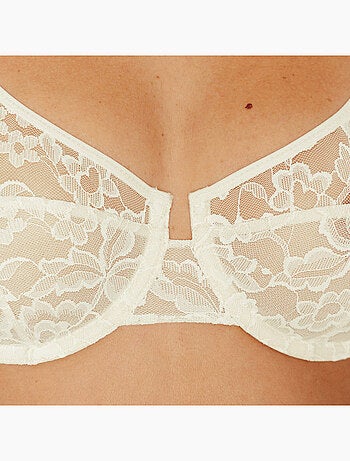 Soutien-gorge corbeille dentelle Ines - RougeGorge Lingerie
