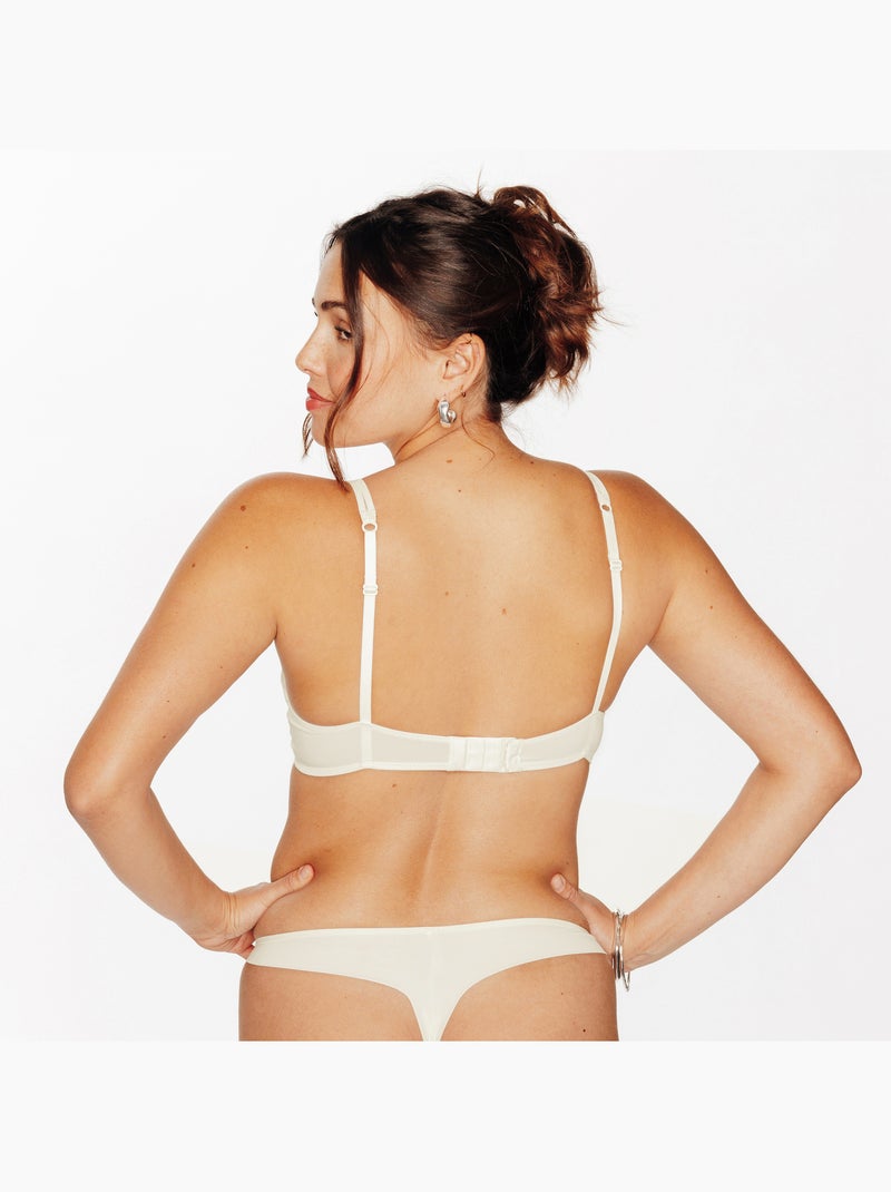 Soutien-gorge corbeille dentelle Ines - RougeGorge Lingerie Ecru - Kiabi