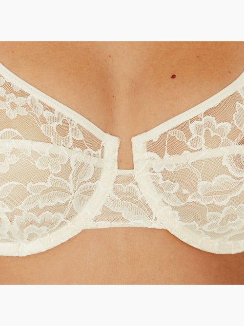 Soutien-gorge corbeille dentelle Ines - RougeGorge Lingerie - Kiabi