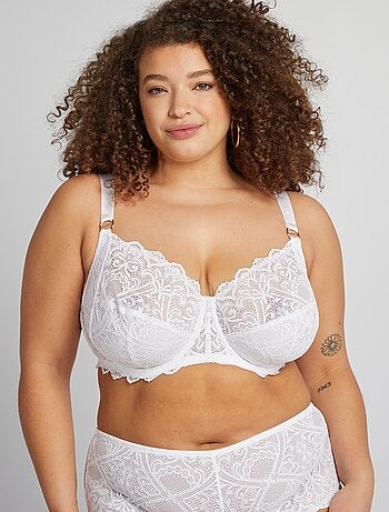 Soutien-gorge corbeille emboîtant en dentelle