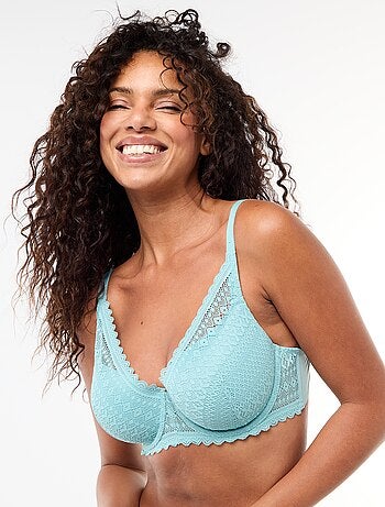 Soutien-gorge corbeille emboîtant en dentelle