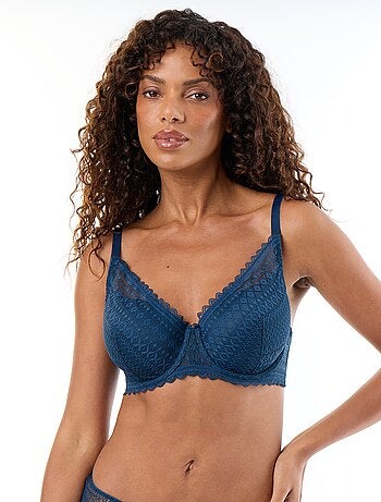 Soutien-gorge corbeille emboîtant en dentelle