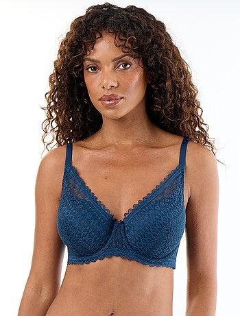 Soutien-gorge corbeille emboîtant en dentelle