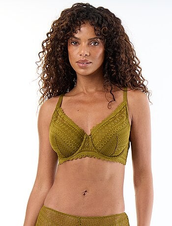 Soutien-gorge corbeille emboîtant en dentelle