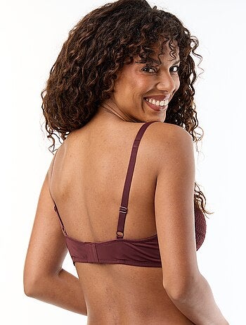 Soutien-gorge corbeille emboîtant en dentelle