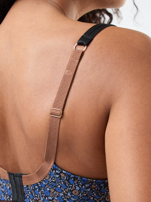 Soutien-gorge corbeille emboîtant imprimé - Kiabi