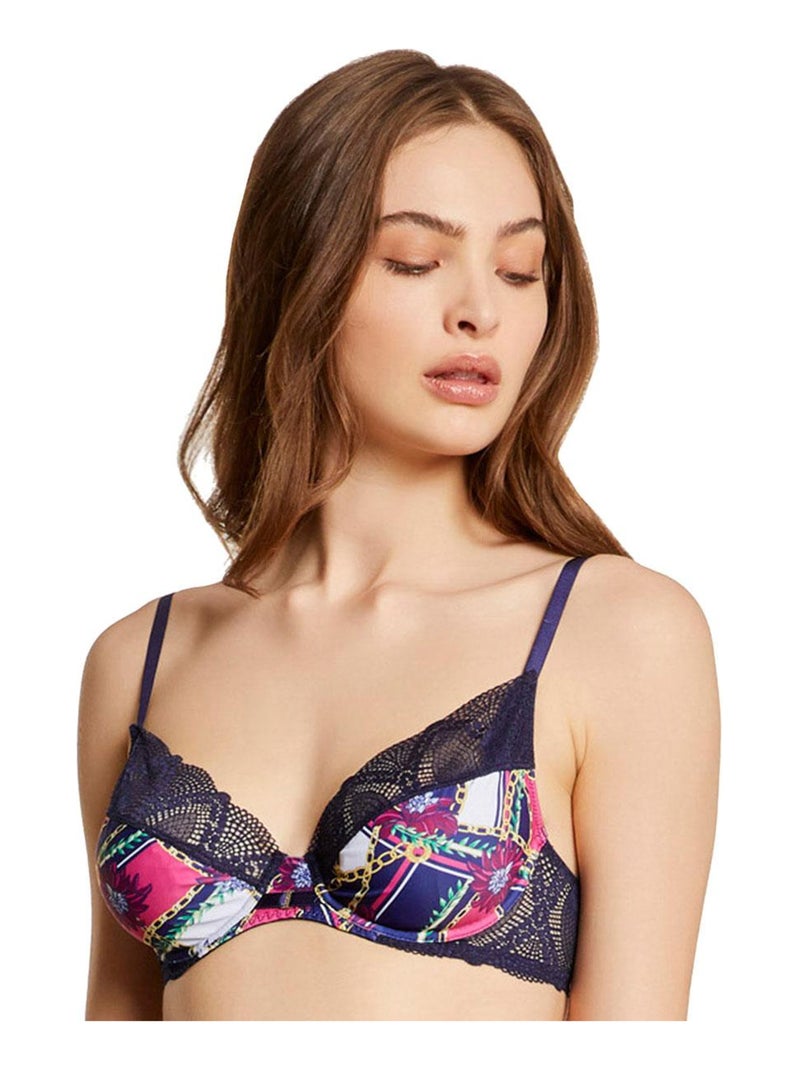Soutien-gorge corbeille EMMY - Morgan Bleu - Kiabi