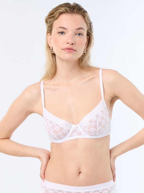 Soutien-gorge corbeille en dentelle - Kiabi Soutien-gorge corbeille en dentelle - Kiabi
