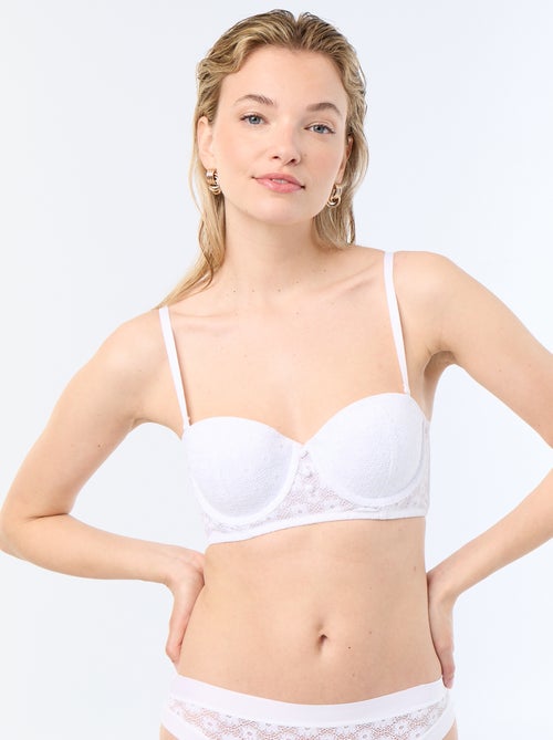 Soutien-gorge corbeille en dentelle - Kiabi