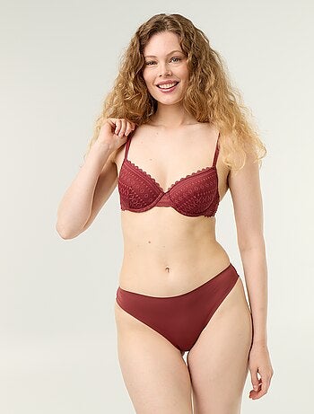 Soutien-gorge corbeille en dentelle