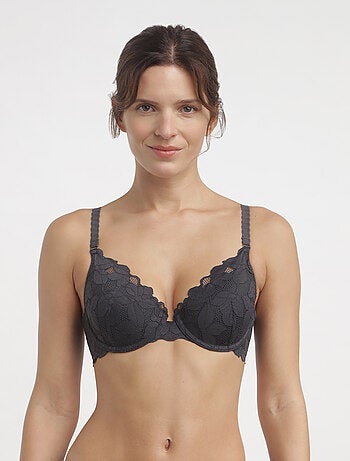 Soutien-gorge corbeille en dentelle florale Dim Lacy