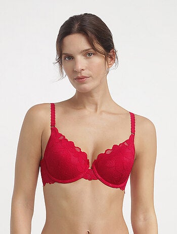 Soutien-gorge corbeille en dentelle florale Dim Lacy