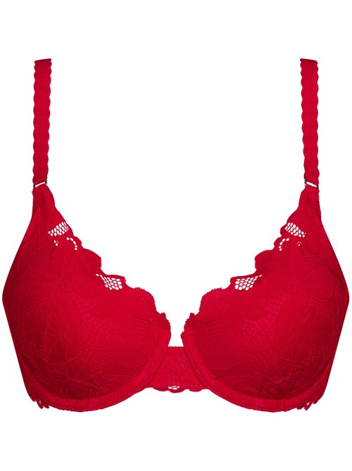 Soutien-gorge corbeille en dentelle florale Dim Lacy - Kiabi Soutien-gorge corbeille en dentelle florale Dim Lacy - Kiabi