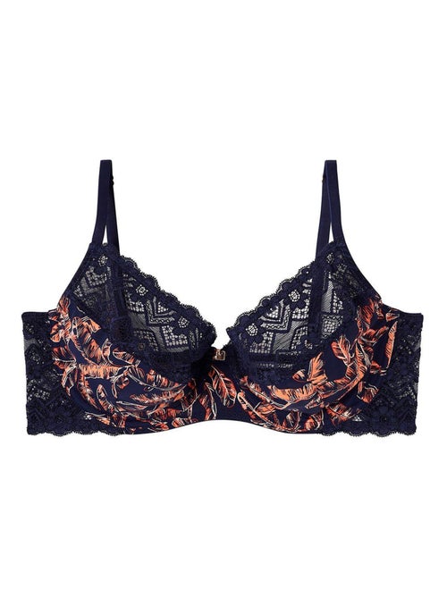 Soutien-gorge corbeille en dentelle française YAOUNDE - Camille Cerf & Pomm'Poire - Kiabi