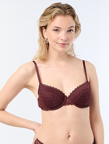 Soutien-gorge corbeille en dentelle