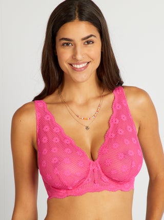 Soutien-gorge corbeille en dentelle