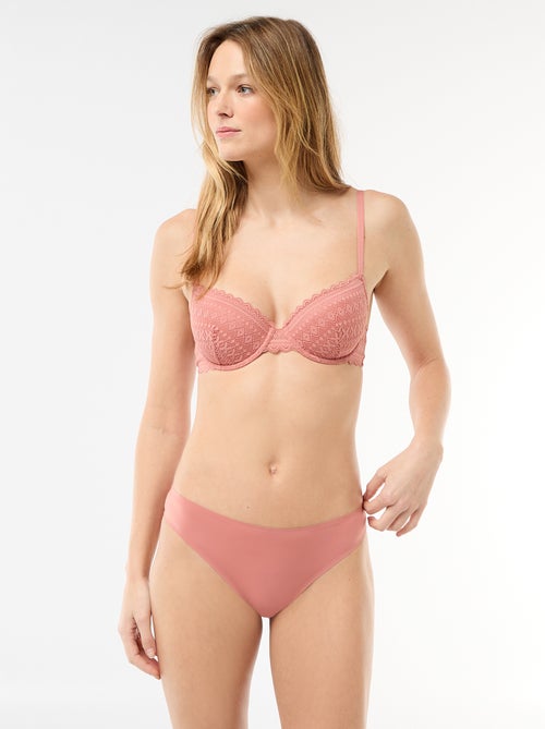 Soutien-gorge corbeille en dentelle - Kiabi