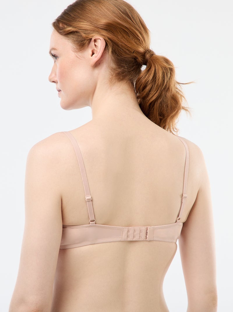 Soutien-gorge corbeille en dentelle Rose - Kiabi