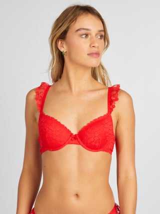 Soutien-gorge corbeille en dentelle
