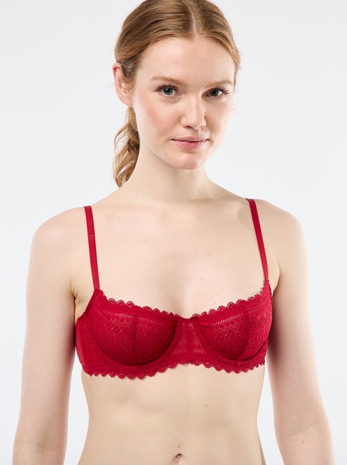 Soutien-gorge corbeille en dentelle - Kiabi