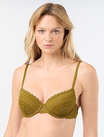Soutien-gorge corbeille en dentelle