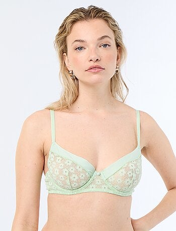 Soutien-gorge corbeille en dentelle