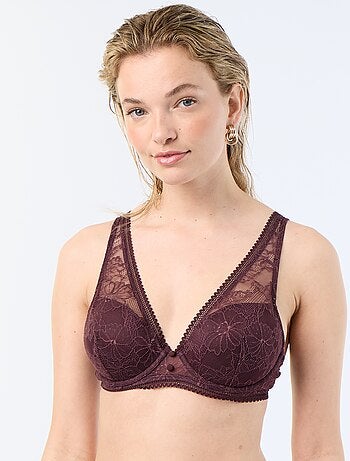 Soutien-gorge corbeille en dentelle