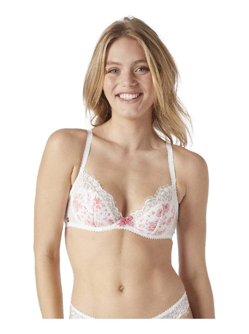 Soutien-gorge corbeille ETOFFE - Brigitte Bardot Lingerie Blanc - Kiabi