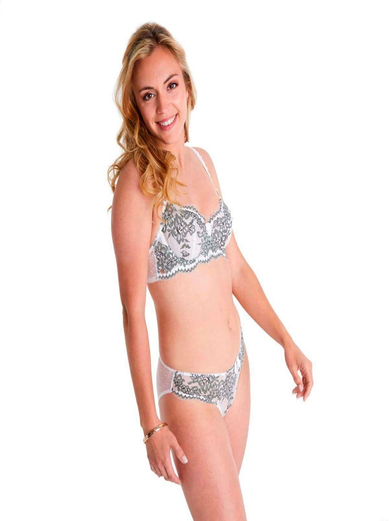 Soutien-gorge corbeille FASTUEUSE - Brigitte Bardot Lingerie Vert - Kiabi